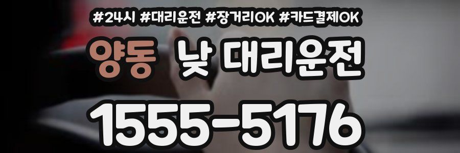 양동 낮 대리운전