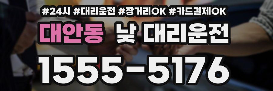 대안동 낮 대리운전
