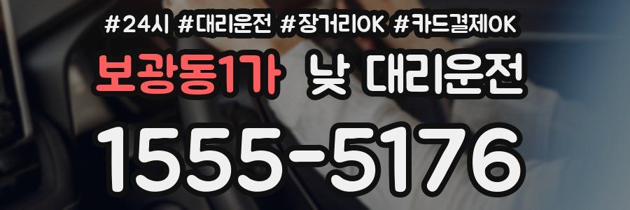 보광동1가 낮 대리운전