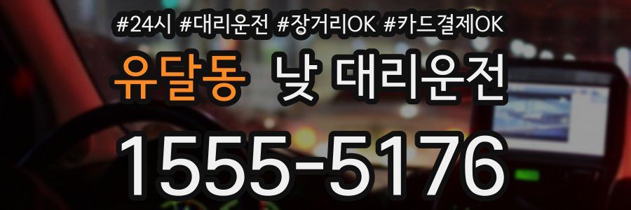 유달동 낮 대리운전