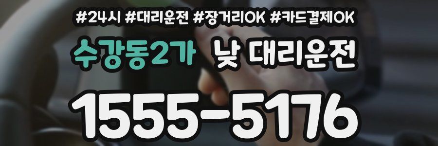 수강동2가 낮 대리운전