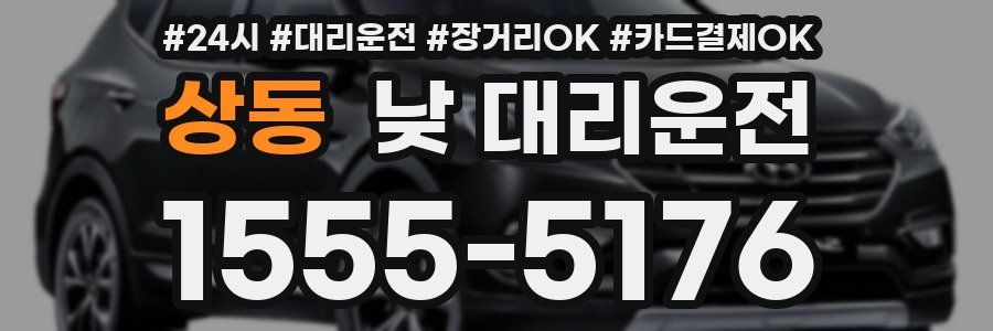 상동 낮 대리운전