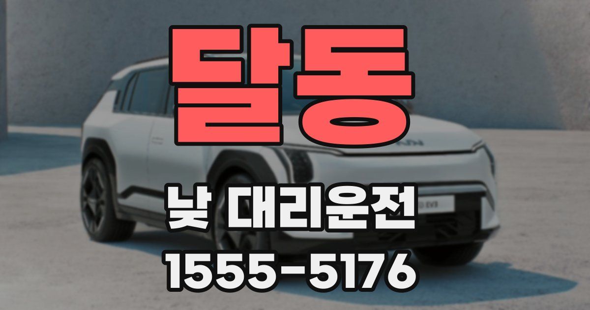 달동 낮 대리운전