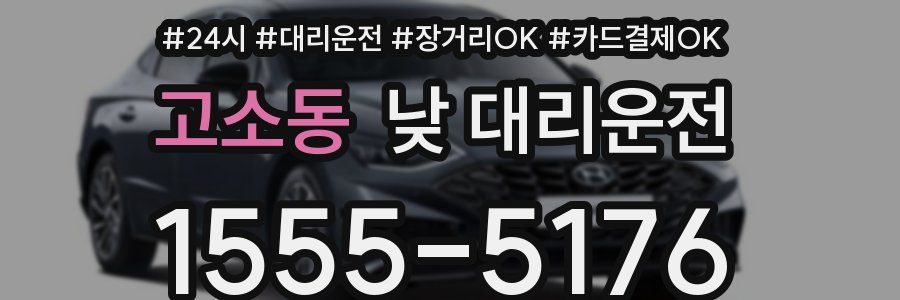 고소동 낮 대리운전