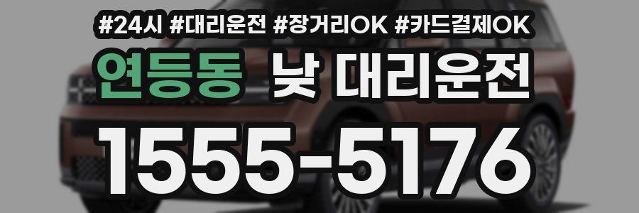 연등동 낮 대리운전