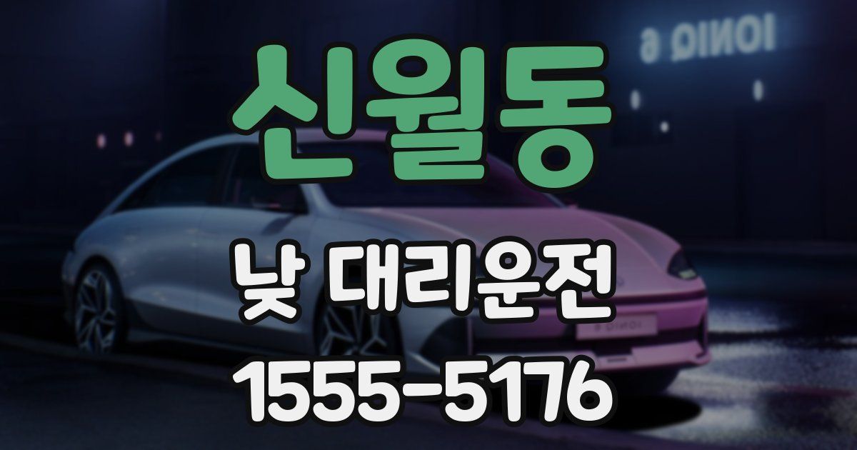 신월동 낮 대리운전