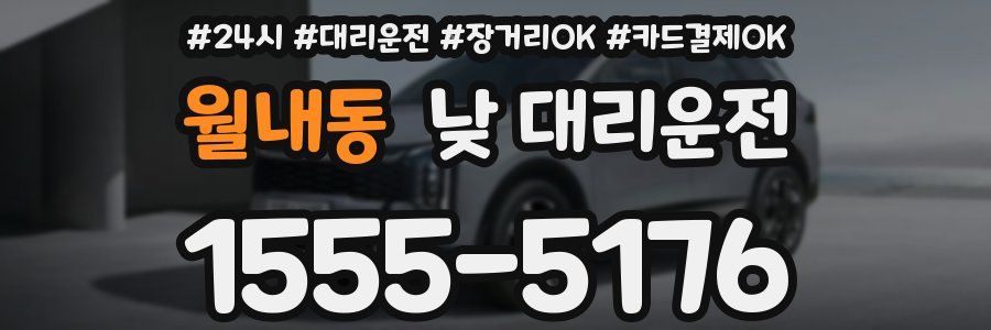월내동 낮 대리운전