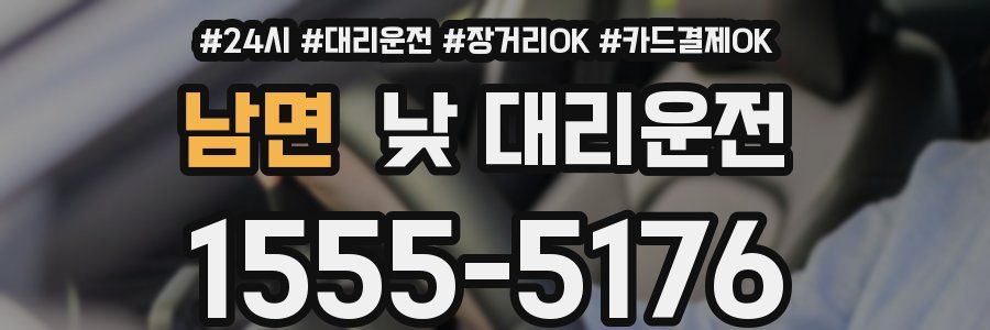 남면 낮 대리운전