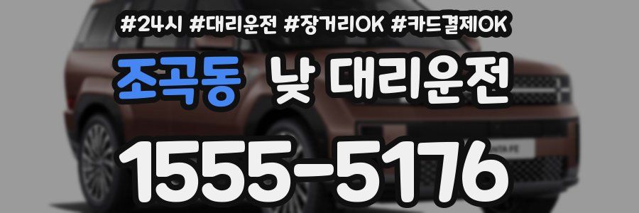 조곡동 낮 대리운전