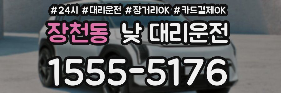 장천동 낮 대리운전