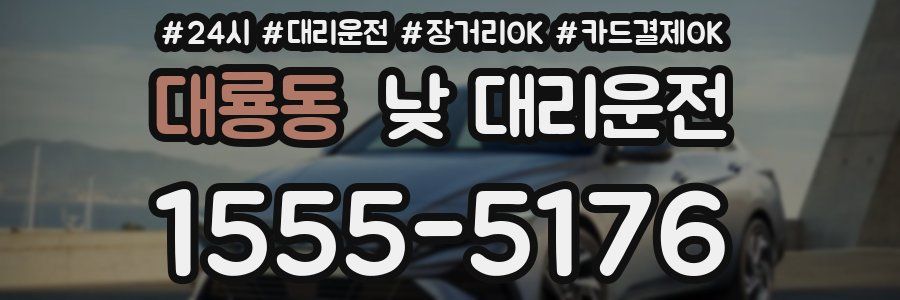 대룡동 낮 대리운전