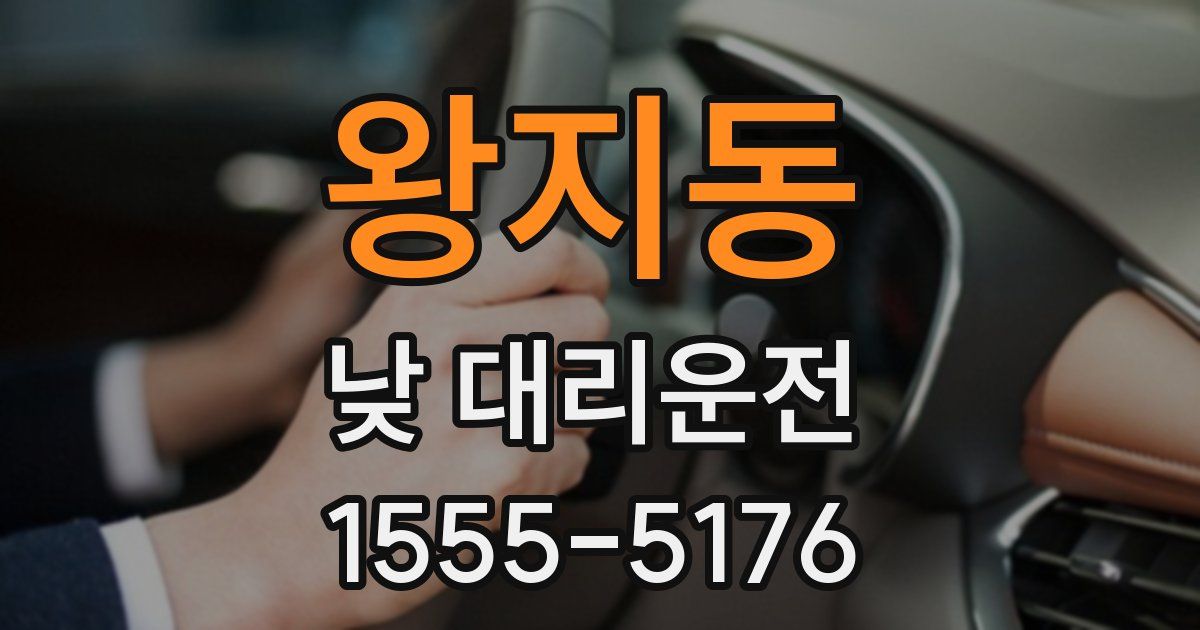 왕지동 낮 대리운전