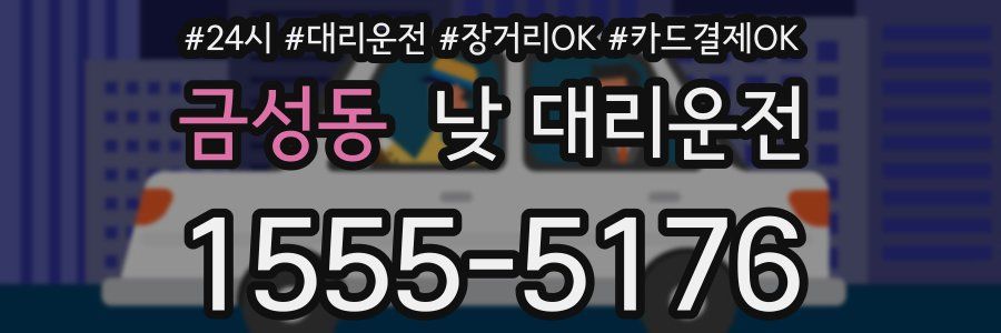 금성동 낮 대리운전