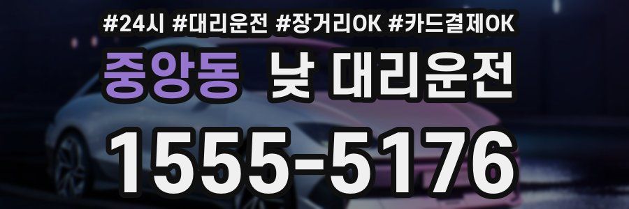 중앙동 낮 대리운전
