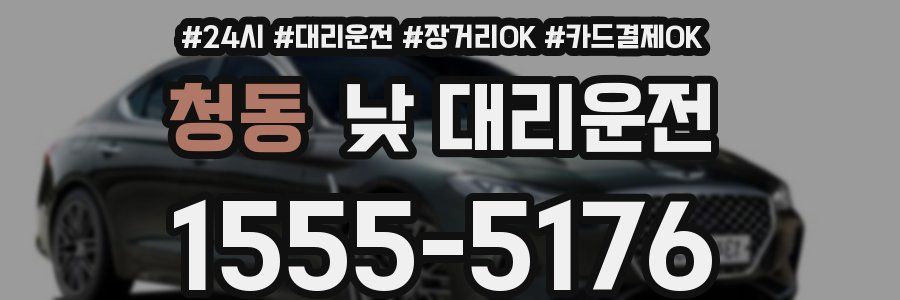 청동 낮 대리운전