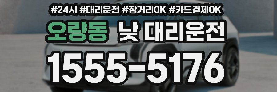 오량동 낮 대리운전