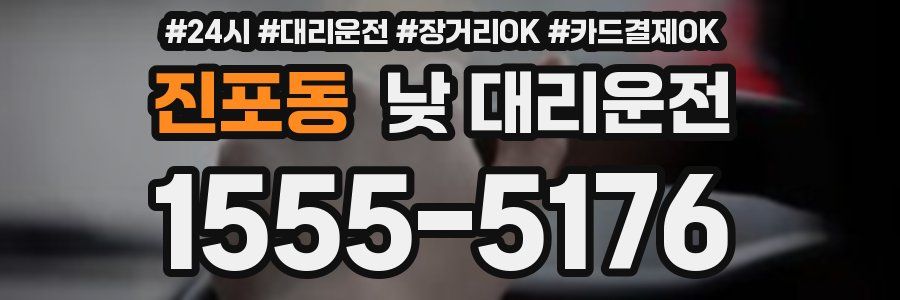 진포동 낮 대리운전