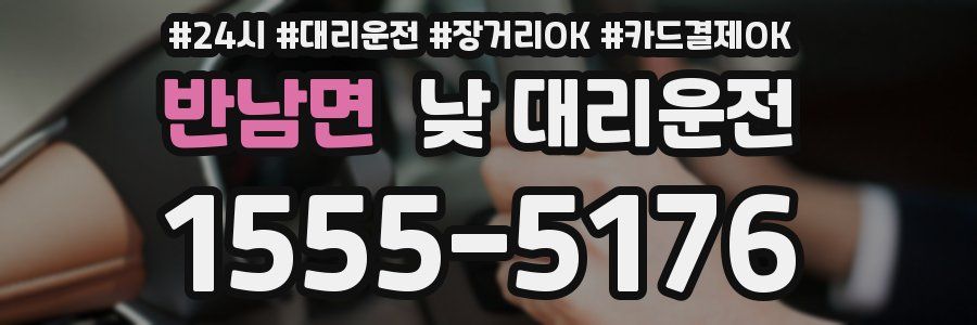 반남면 낮 대리운전