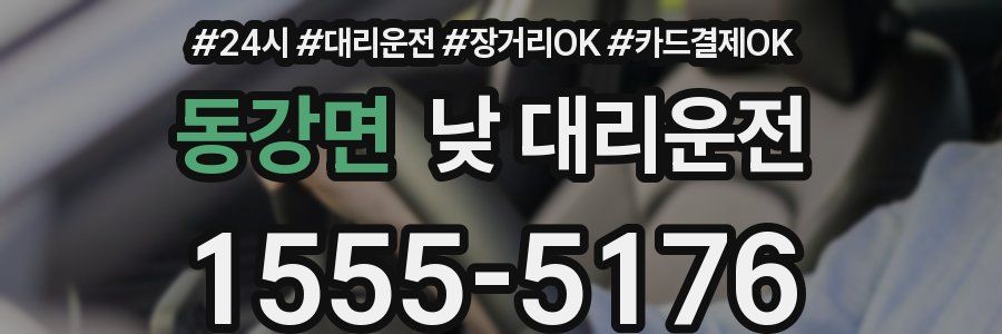 동강면 낮 대리운전