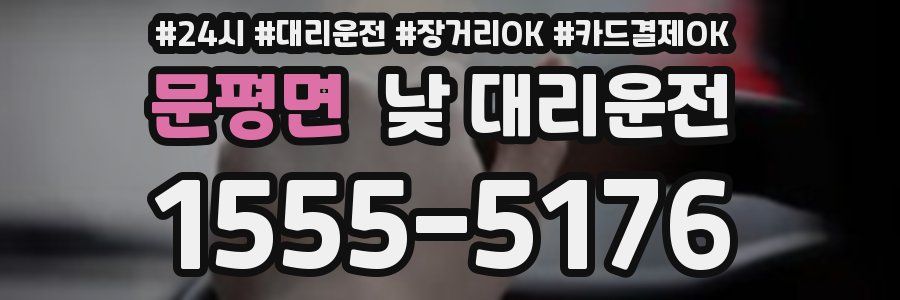 문평면 낮 대리운전