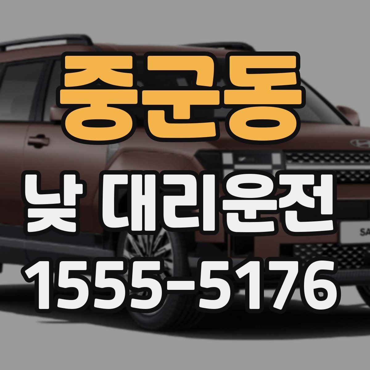 중군동 낮 대리운전