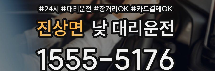 진상면 낮 대리운전