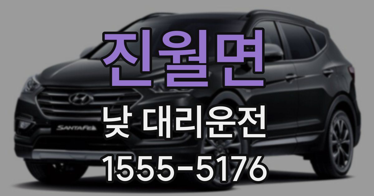 진월면 낮 대리운전