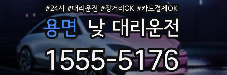 용면 낮 대리운전