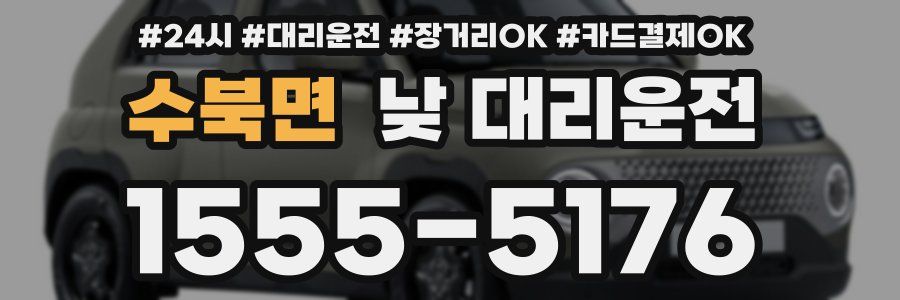 수북면 낮 대리운전