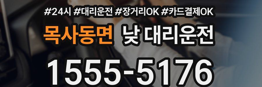 목사동면 낮 대리운전