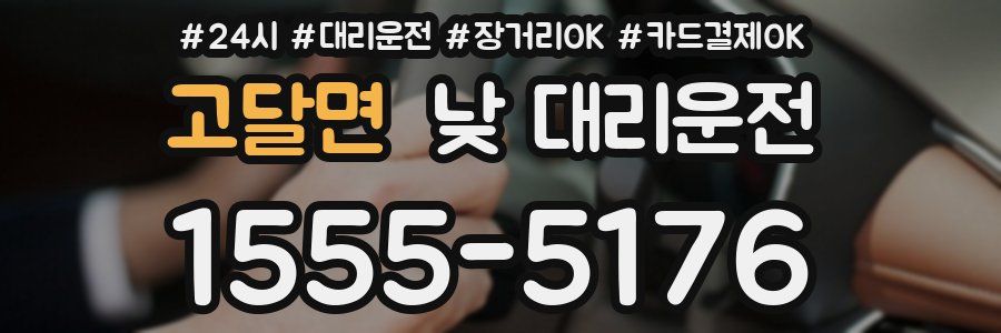 고달면 낮 대리운전