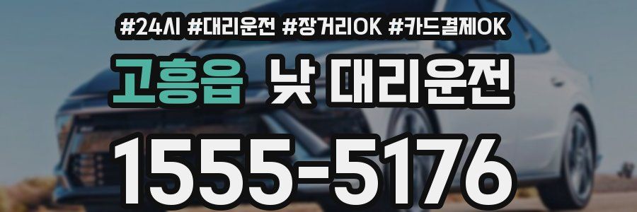 고흥읍 낮 대리운전