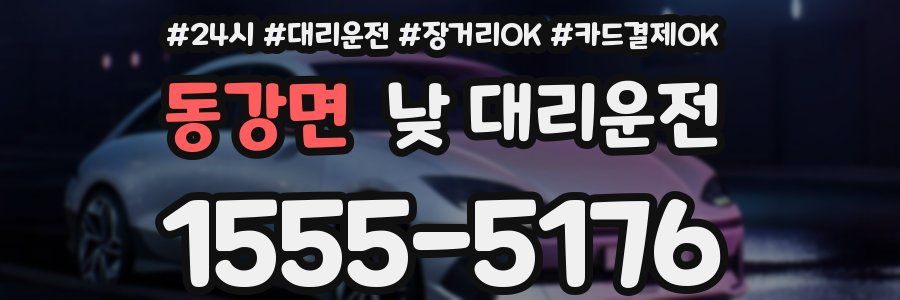 동강면 낮 대리운전