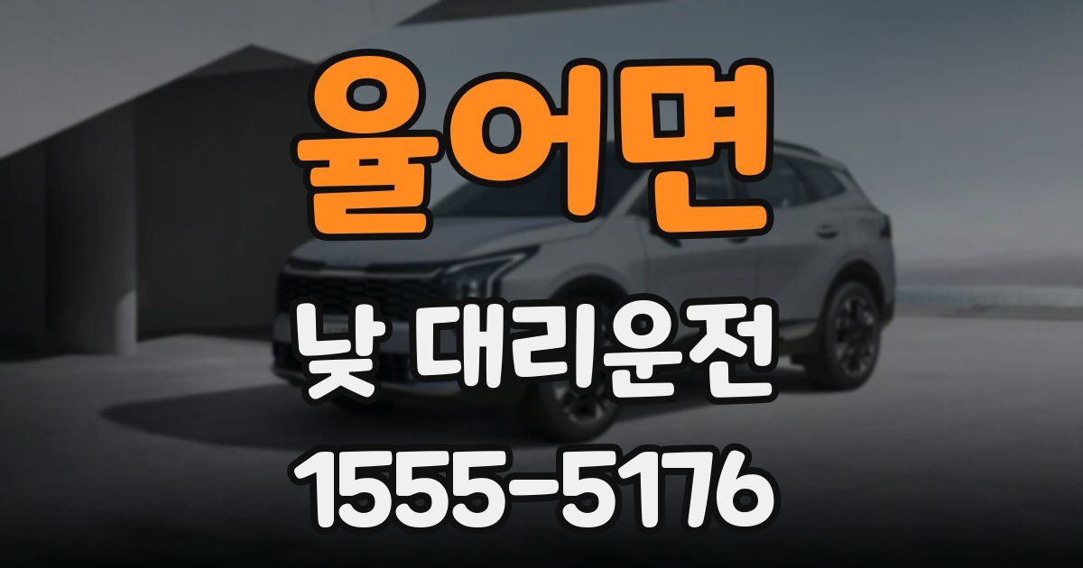 율어면 낮 대리운전