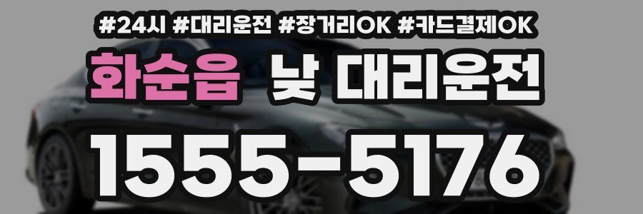 화순읍 낮 대리운전