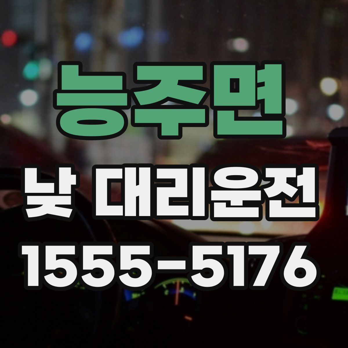 능주면 낮 대리운전