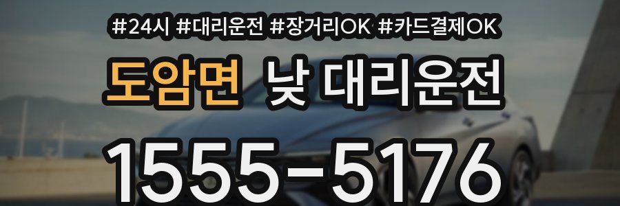 도암면 낮 대리운전