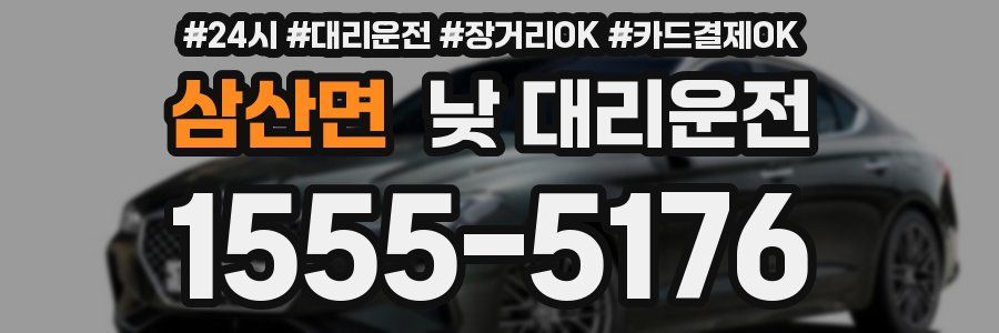 삼산면 낮 대리운전