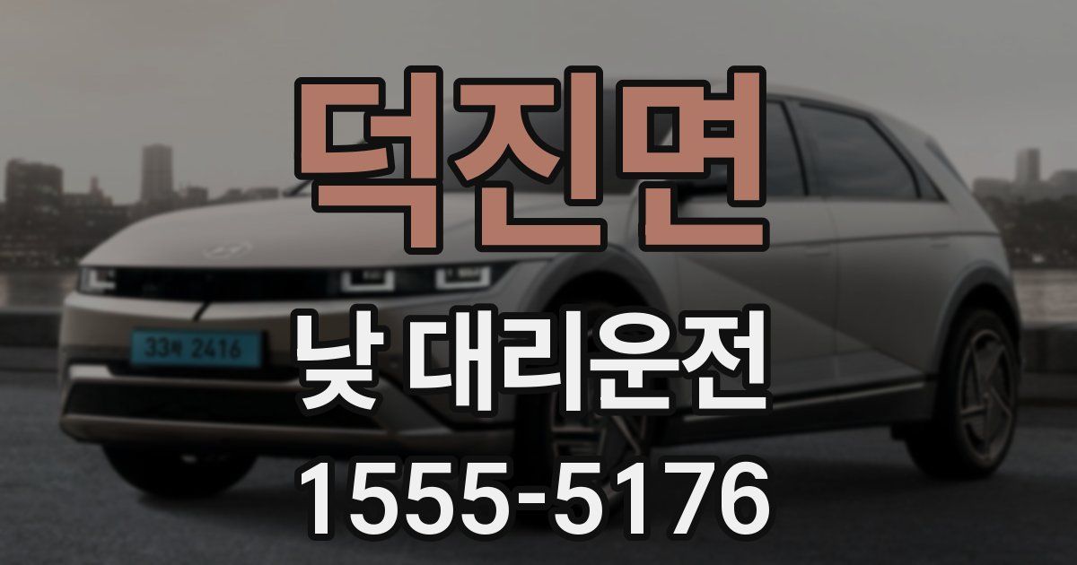 덕진면 낮 대리운전