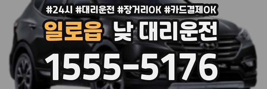 일로읍 낮 대리운전
