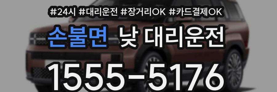 손불면 낮 대리운전
