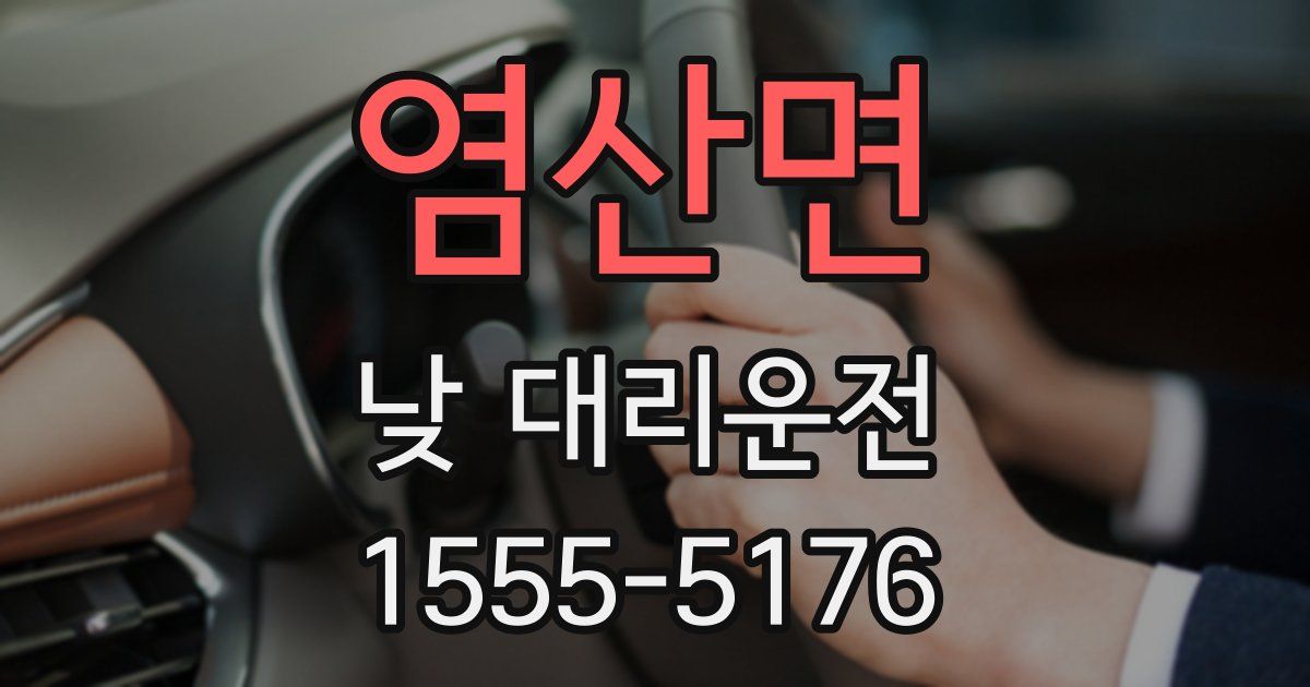 염산면 낮 대리운전