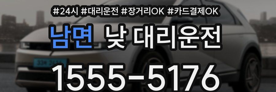남면 낮 대리운전