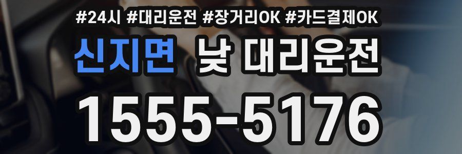 신지면 낮 대리운전