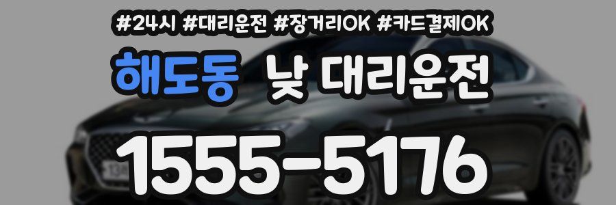 해도동 낮 대리운전