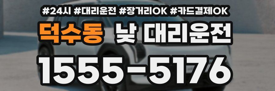 덕수동 낮 대리운전