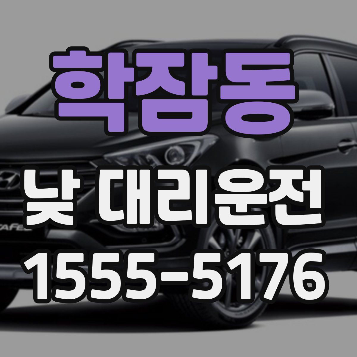학잠동 낮 대리운전