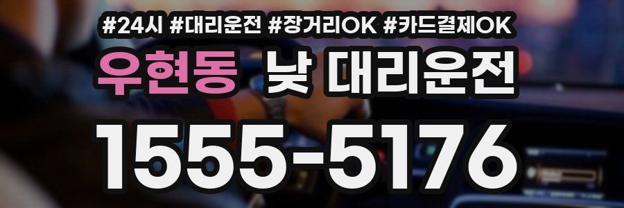 우현동 낮 대리운전
