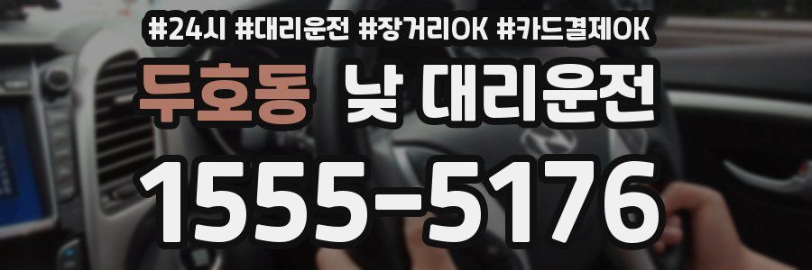 두호동 낮 대리운전