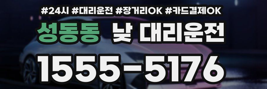 성동동 낮 대리운전